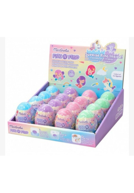 Bomba de baño formato huevo muñeco sorpresa en el interior martinelia Bomba de baño formato huevo muñeco sorpresa en el interior martinelia