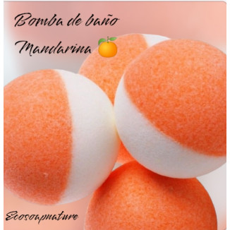 Bomba de baño mandarina y aceite de almendras dulces 