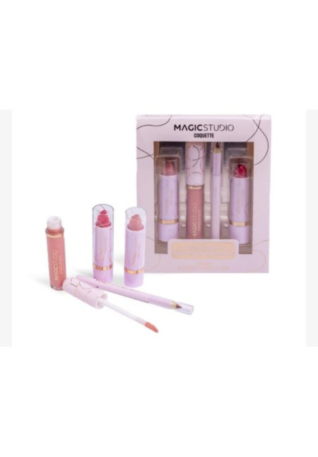 Set maquillaje labios lip love coquette-ECS-44252-Magic Studio