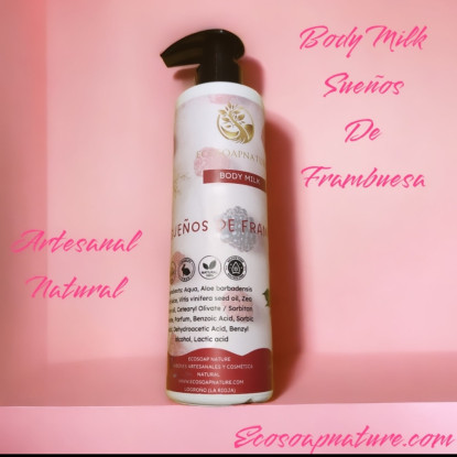 Body Milk natural frambuesa 