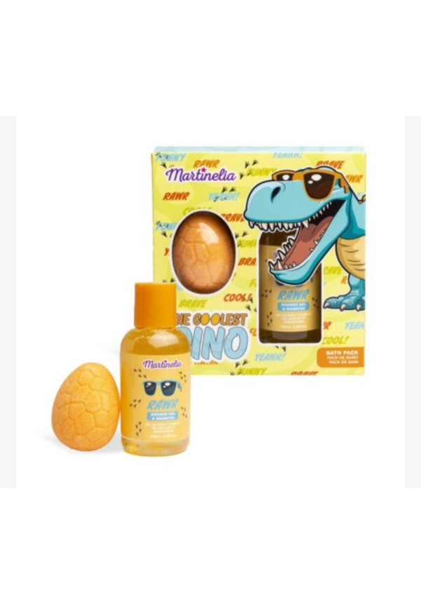 Set de baño infantil: bomba de baño y gel de ducha the coolest dino martinelia Set de baño infantil: bomba de baño y gel de ducha the coolest dino martinelia