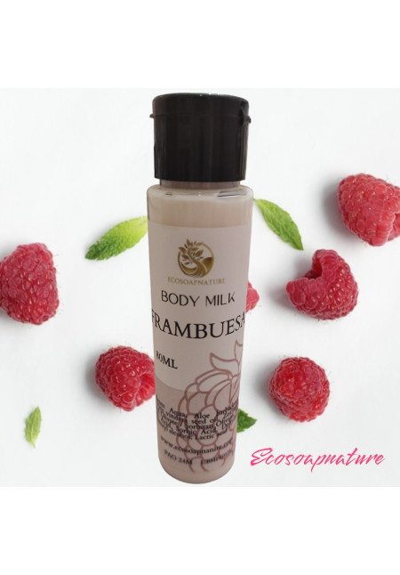 Body Milk natural frambuesa 