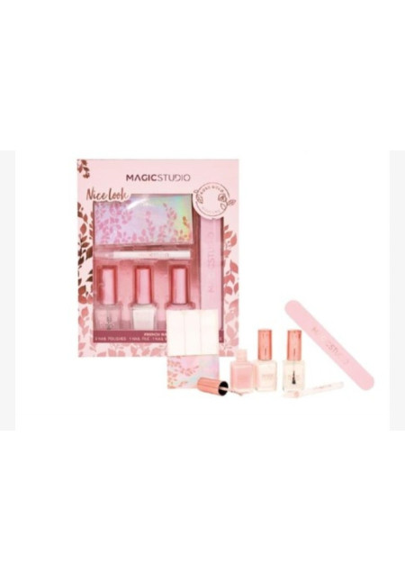 Set manicura francesa rose gold-ECS-24176-Magic Studio