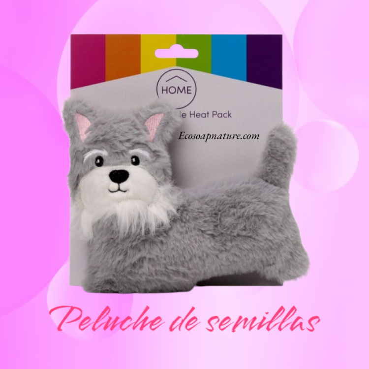 Peluche térmico perrito schnauzer 