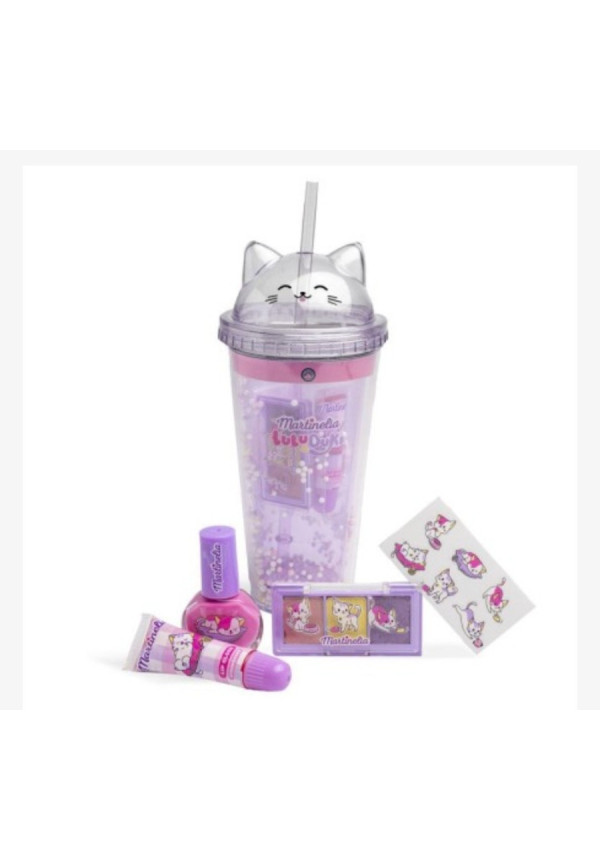 Set belleza en vaso con cañita lulu&duki martinelia-ECS-85480-Martinelia Set belleza en vaso con cañita lulu&duki martinelia-ECS-85480-Martinelia