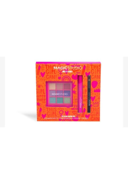 Set de maquillaje ojos pretty girls-ECS-68083-MAGIC STUDIO