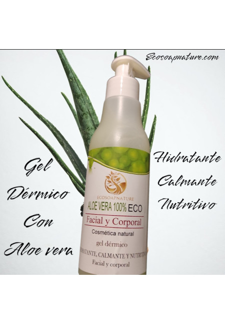 Gel dérmico con aloe vera eco