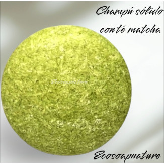 Champú Sólido FAMILIAR hidratante té matcha 