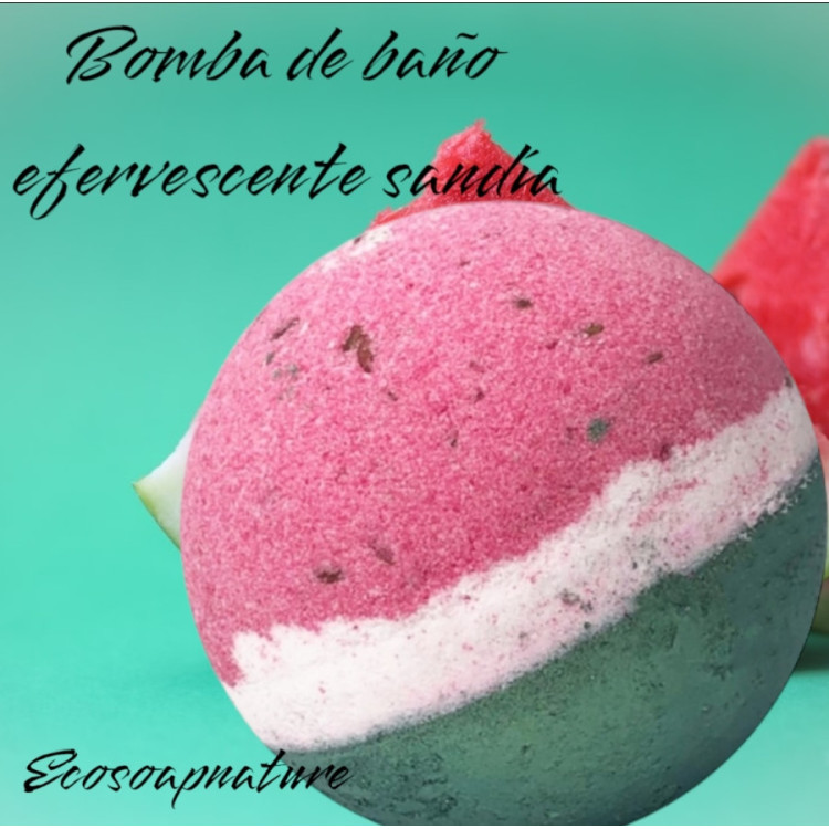 Bomba de baño efervescente Sandia 