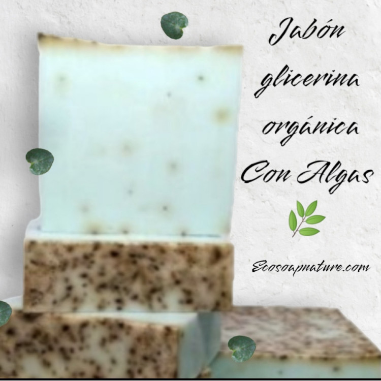 Jabón con glicerina orgánica y Algas