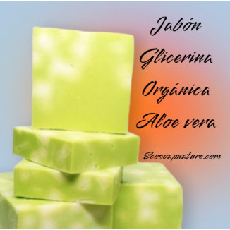 Jabón con glicerina orgánica y Aloe Vera 