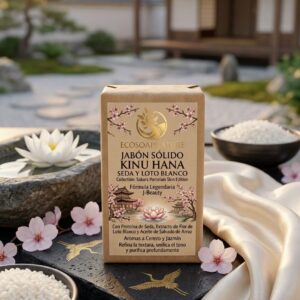 Jabón Sólido Kinu Hana (Flor de Seda) – Colección Sakura