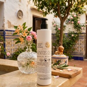 Leche Corporal "Vientos del Sur": Naranja, Rosa y Azahar
