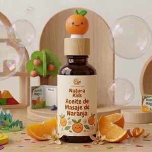 🍊 Aceite de Masaje "Las Cosquillas de la Naranja Traviesa" Colección: Aromas de mi niñez & Natura kids