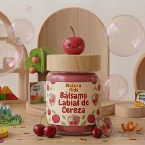 🍒 Bálsamo Labial "El Beso de la Cereza" Colección: Aromas de mi niñez & Natura kids