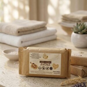 🌾 Jabón Facial Natural de Avena Limpieza Facial
