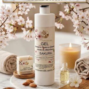 Gel de Baño Sakura y Jazmín Collection Linea Botanica Olfativa