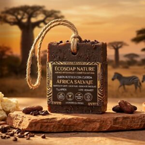 Jabón Rústico con Cuerda África Salvaje