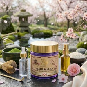Asahi Sakura: Sérum-Crema de Día Iluminador