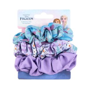 3 Coleteros De Tela Para El Pelo Frozen