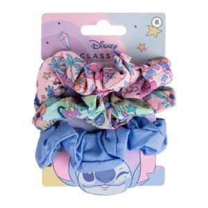 3 Coleteros De Tela Para El Pelo Stitch
