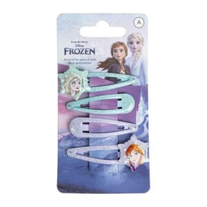 4 Clips Para El Pelo Frozen