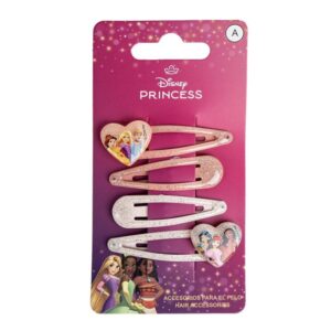 4 Clips Para El Pelo Princess