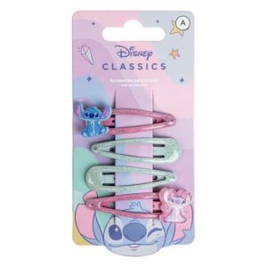 4 Clips Para El Pelo Stitch