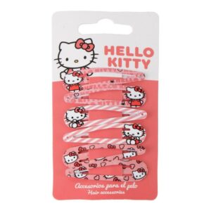 6 Clips Para El Pelo Hello Kitty
