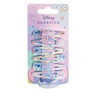 6 Clips Para El Pelo Stitch