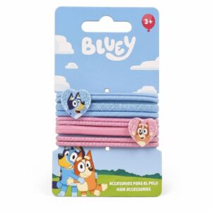 8 Elásticos Para El Pelo Bluey