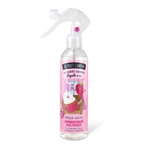 Ambientador Multiusos En Spray Hogar Fresa Nata 250ml The Fruit Company
