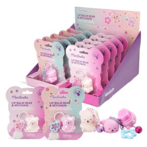 Bálsamo Labial Y Llavero Bear Martinelia