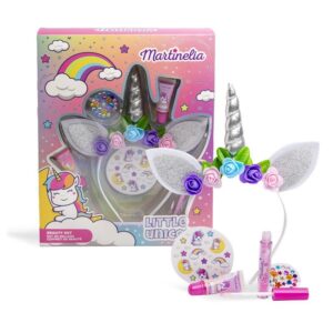 Caja Belleza Infantil: Diadema De Unicornio-3 Glosses-Stickers Y Stickers De Gemas Little Martinelia