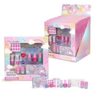 Caja Mágica Del Pequeño Unicornio De Martinelia-5 Esmaltes De Uñas/2 Brillos Labiales/2 Tarros