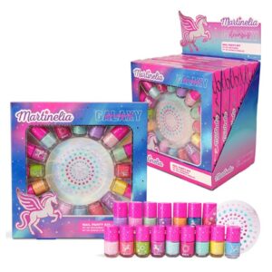 Kit De Uñas Martinelia Galaxy Dreams-16 Esmaltes De Uñas/Pegatinas Con Gemas