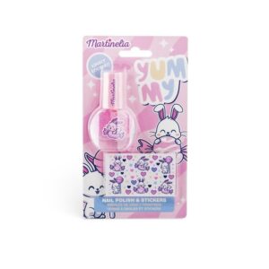 Kit Esmalte De Uñas Y Pegatinas Yummy Martinelia