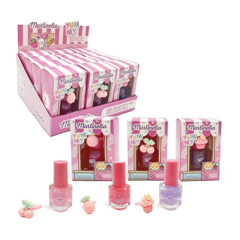Laca De Uñas+Anillo Yummy Martinelia