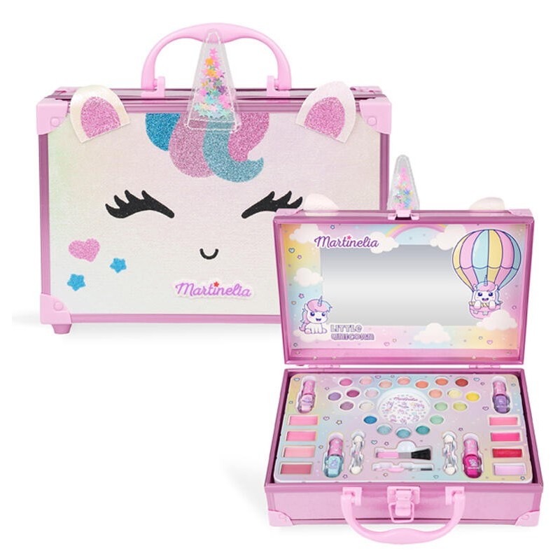 Maquillaje Mágico Martinelia Pequeño Unicornio-22 Sombras De Ojos/4 Brillos Labiales/4 Coloretes