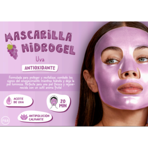 Mascarilla Facial Hidrogel Antioxidante De Uva