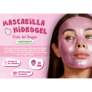 Mascarilla Facial Hidrogel Purificante Fruta Del Dragón