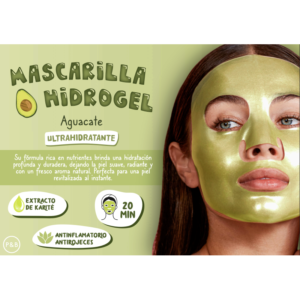 Mascarilla Facial Hidrogel Ultrahidratante De Aguacate