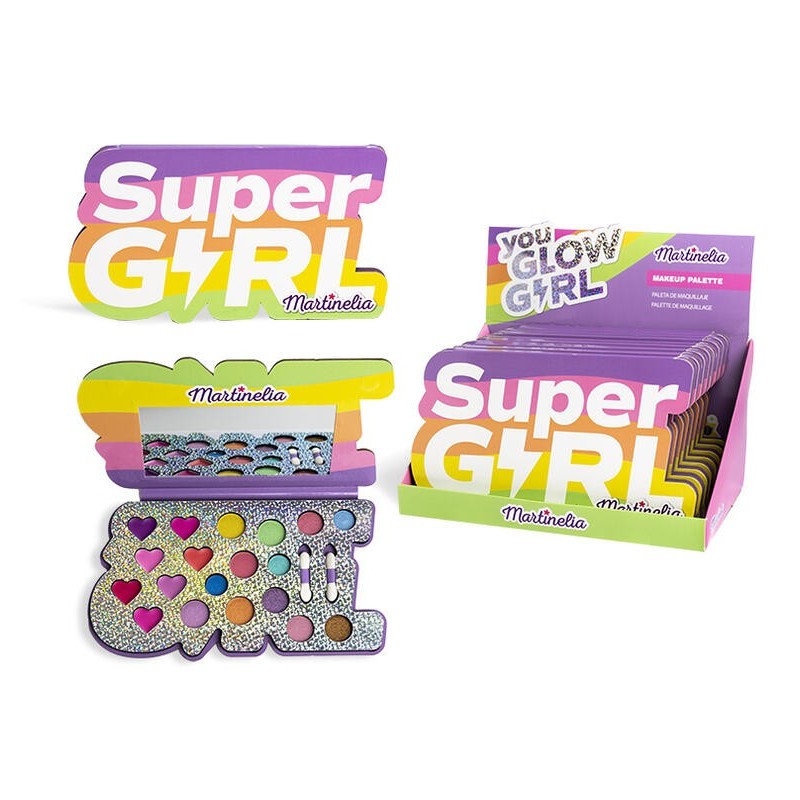Paleta De Maquillaje Infantil Super Girl Martinelia