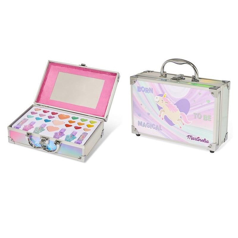 Set Belleza En Maletín Metálico Unicornio Martinelia