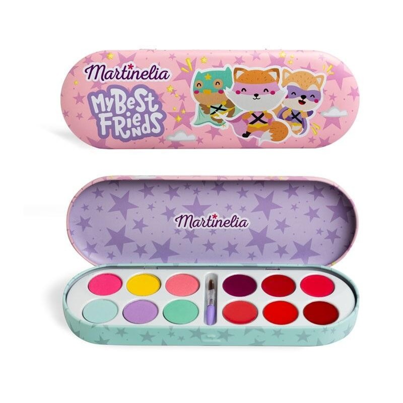Set De Belleza Infantil Ojos&Labios En Estuche Metálico My Best Friends Martinelia