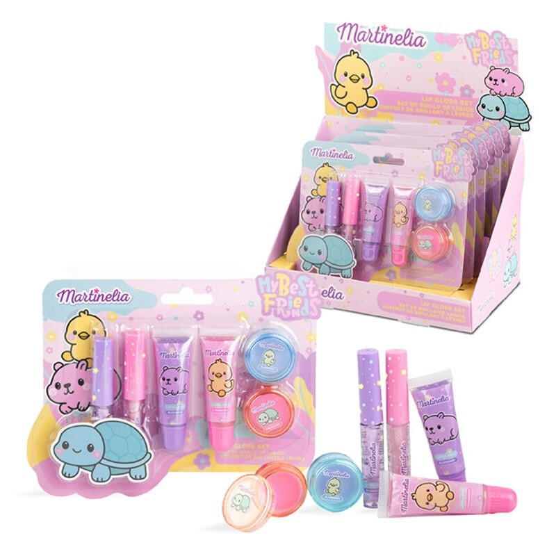 Set De Belleza Para Mejores Amigas Martinelia-6 Brillos Labiales