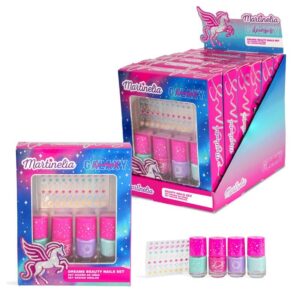 Set De Uñas Martinelia Galaxy Dreams-4 Esmaltes De Uñas/Pegatinas