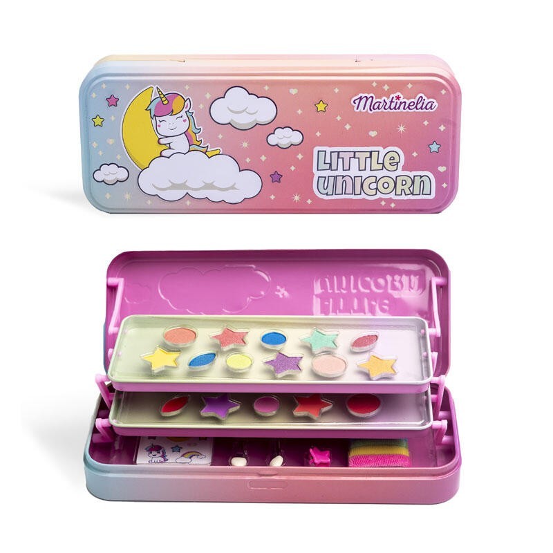 Sombras De Ojos En Estuche 3 Niveles Little Unicorn Martinelia