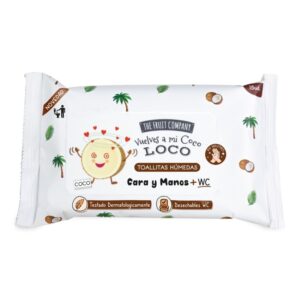 Toallitas Humedas Coco Manos Cara + Wc 15uds The Fruit Company