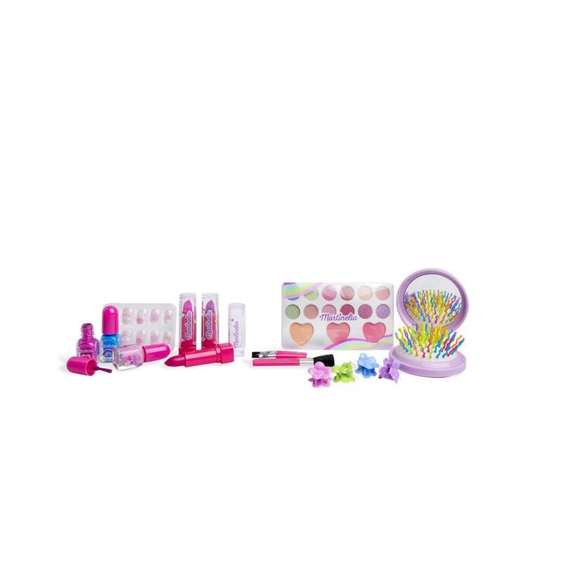 Tocador de maquillaje infantil Martinelia con accesorios para el cabello - Imagen 2